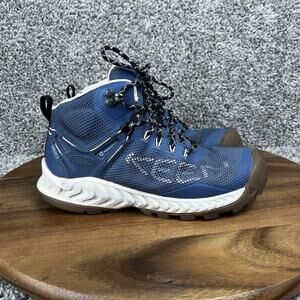 Keen NXIS EVO Mid Waterproof Hiking Shoes Women’s Size 7 Boots Blue
